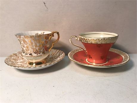 Royal Windsor & Aynsley Teacups & Tea plates