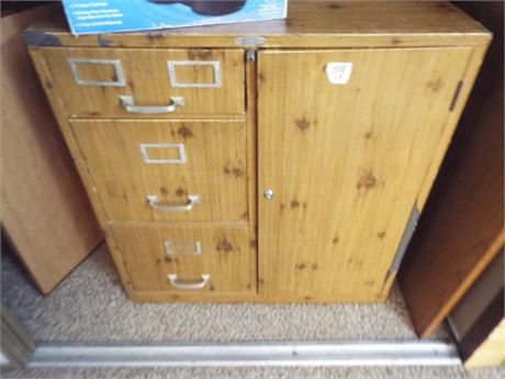 Metal Storage Cabinet with Safe (with combination)
