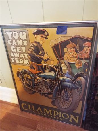 Champion Spark Plugs Art