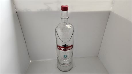 Store Display Extra Large Glass Vodka Bottle.