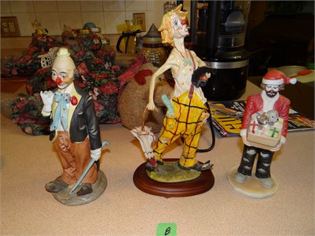 Clown Figurines