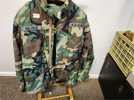 Large Long Army Jacket