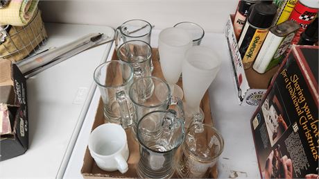 Lot Of Drinking Glasses