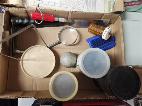 Lot Of Lead Balls & Miscellaneous Items