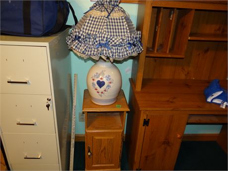 Small Stand and Lamp