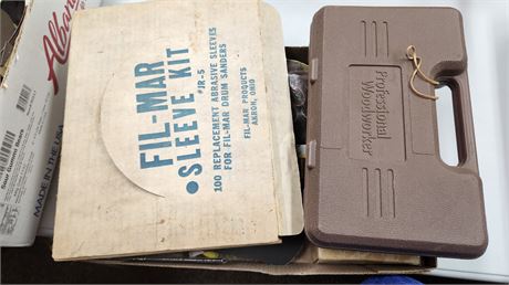 Fil-Mar Sleeve Kit & Drum Sander Kit & Miscellaneous Items