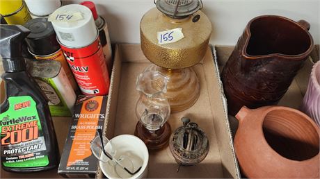 Oil Lamps & Miscellaneous Items