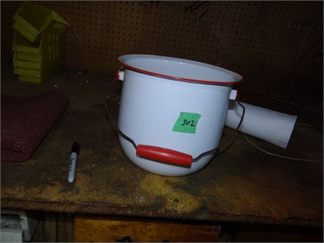 Enameled Pot