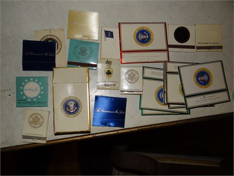 Presidential Cigarette Packs and Matches