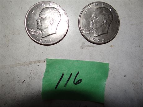 Eisenhower Dollars.