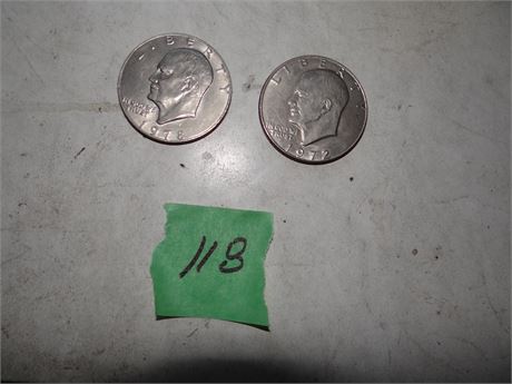 Eisenhower Dollars.