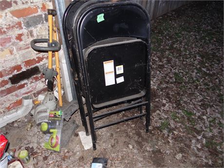 3 Folding Chairs