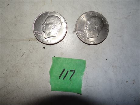 Eisenhower Dollars.