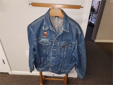 Lee denim jacket with Harley Patch