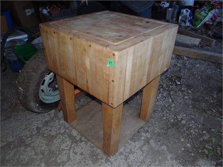 Butcher Block Table