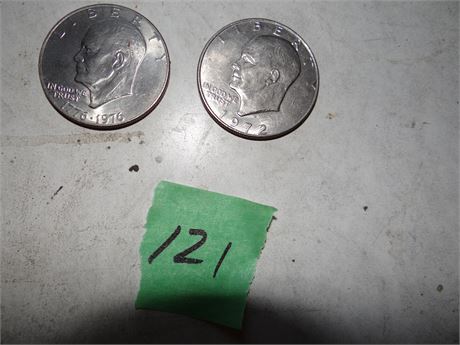 Eisenhower Dollars.