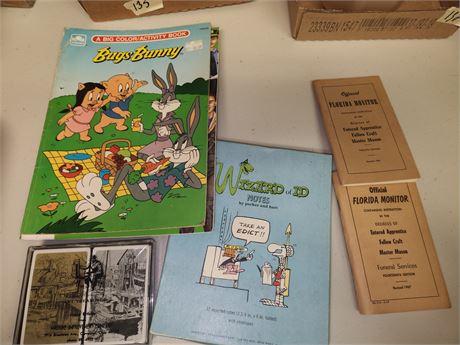 Wizard of Id cards, and misc.