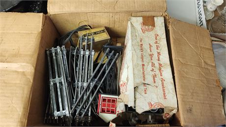 Lot Of Vintage Train Items