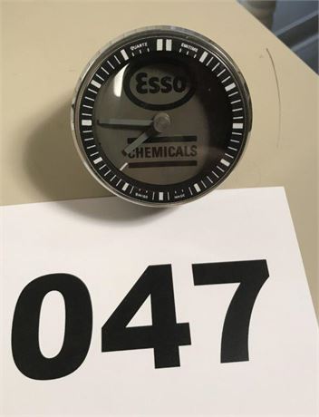 Esso Chemicals Battery Clock