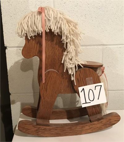 Doll Wooden Rocking Horse