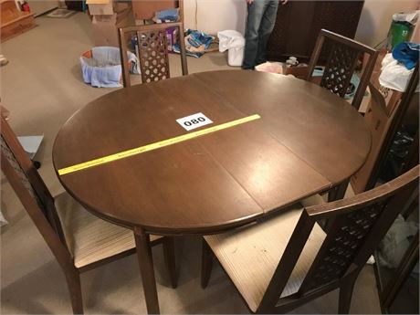 Dining Table, 2 Lefts & 4 Chairs