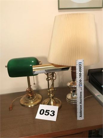 3 Desk Lamps