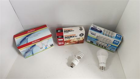 Lot Of Miscellaneous Light Bulbs