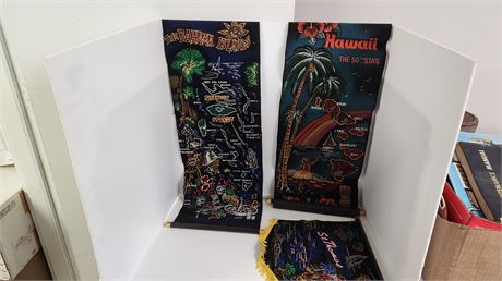 3 Vintage Wall Hangers