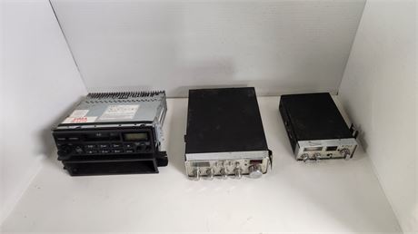 2 Cb Radios & One Car Radio & Antenna's & Wiring
