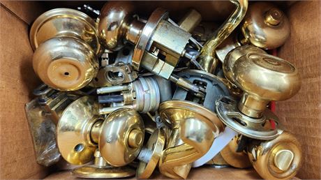 Lot Of Various Door Knobs