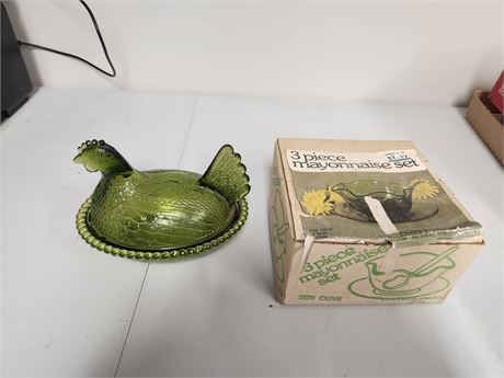 Mayonnaise set & Hen