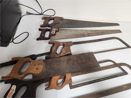 Lot of Vintage Saws