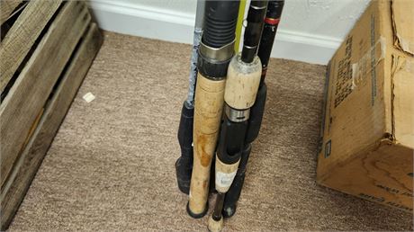 Lot Of Fishing Poles