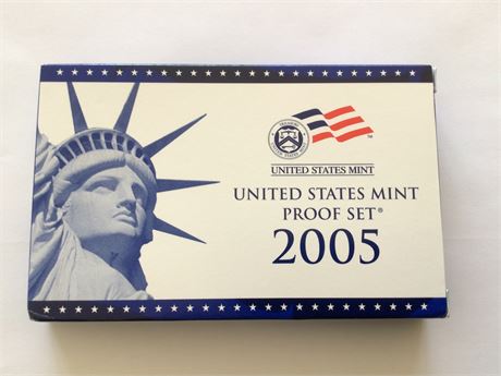 2005 United States Mint Proof Set with State Quarters