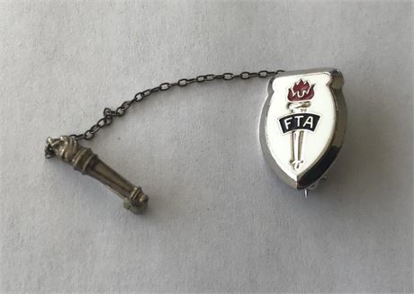 FTA Stamped Sterling Pin
