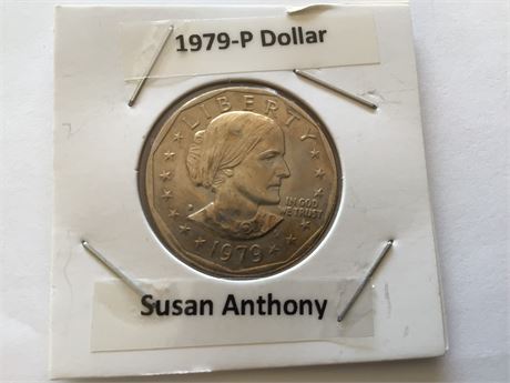 1979 - P Susan B Anthony Dollar Coin