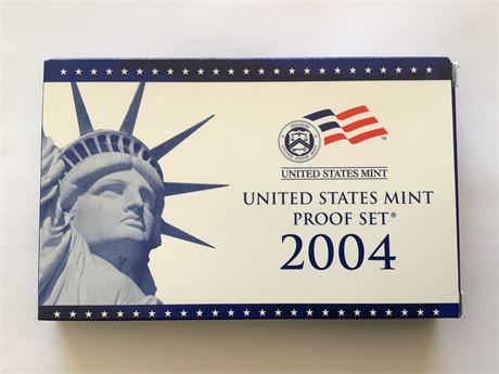 2004 United States Mint Proof Set with State Quarters