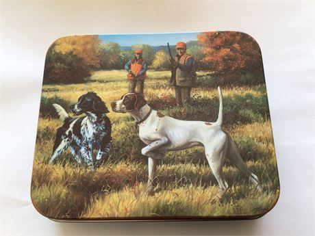 Decorative Tin with 50 rounds of 22 Caliber Ammo