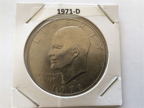1971-D Eisenhower Dollar Coin