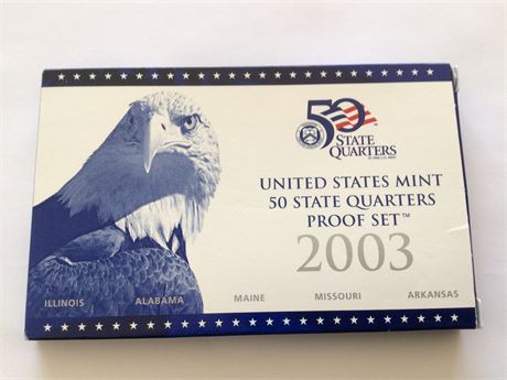 2003  State Quarters Proof Set