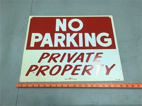 No Parking Private Property Sign (#1)