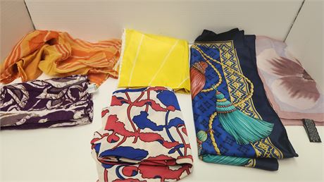 Lot Of Vintage Scarves