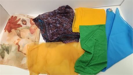 Lot Of Vintage Scarves