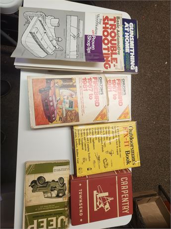 Large lot of DIY books and Chilton manuals