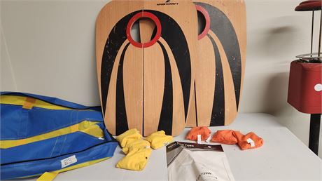 Bean Bag Toss Set With Bag. Needs Repaired AS IS