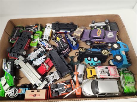 lot of toy cars