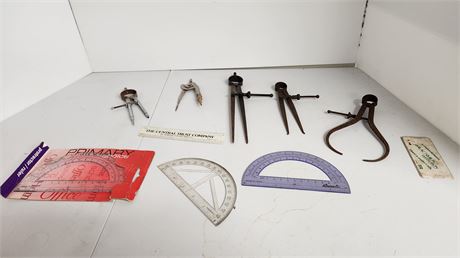 Lot Of Vintage Measuring Devices