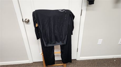 Vintage Ninja Costume size Large & Gorilla Mask
