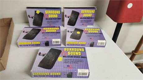 5 Surround Sound Wall/Ceiling Speaker Mounts