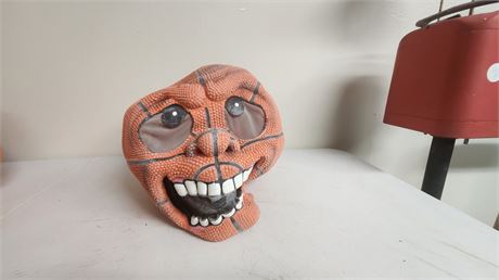 Basketball Halloween Mask & stuffed Pumpkin